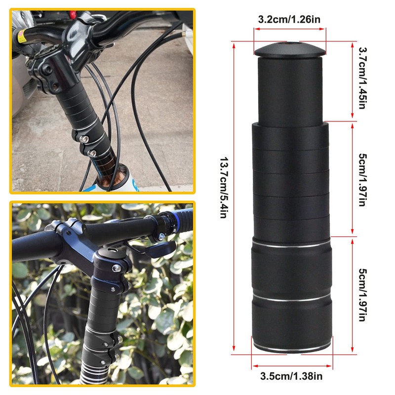 FYSL Handlebar Riser 28.6 mm Handlebar Riser Bicycle, Bicycle Stem