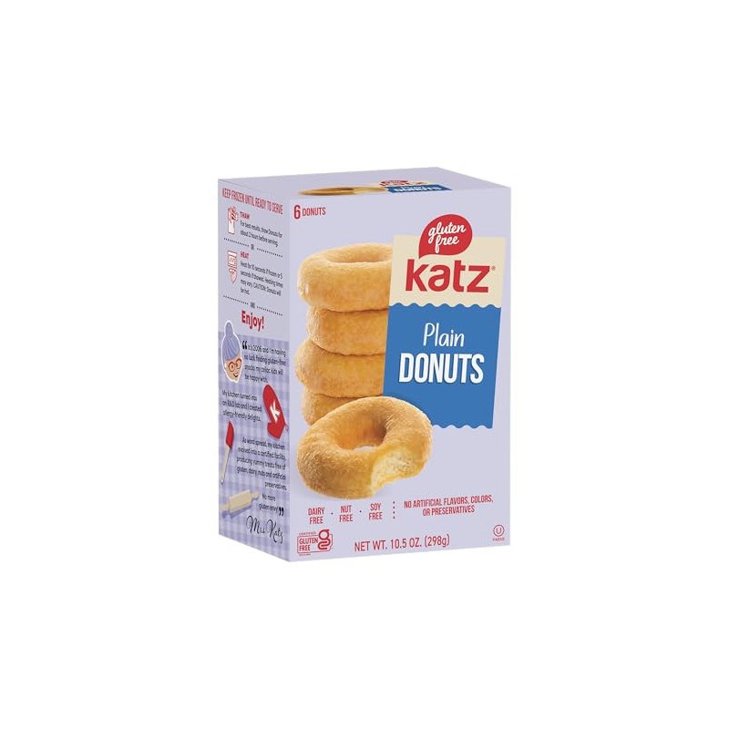 Katz Gluten Free Plain Donuts | Dairy, Nut, Soy and