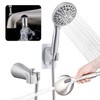 YASINU All Metal Bathtub Faucet with Sprayer 10 Settings, Universal