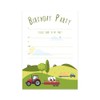 M & G Mustard & Gray Childrens Party Invitations (x24