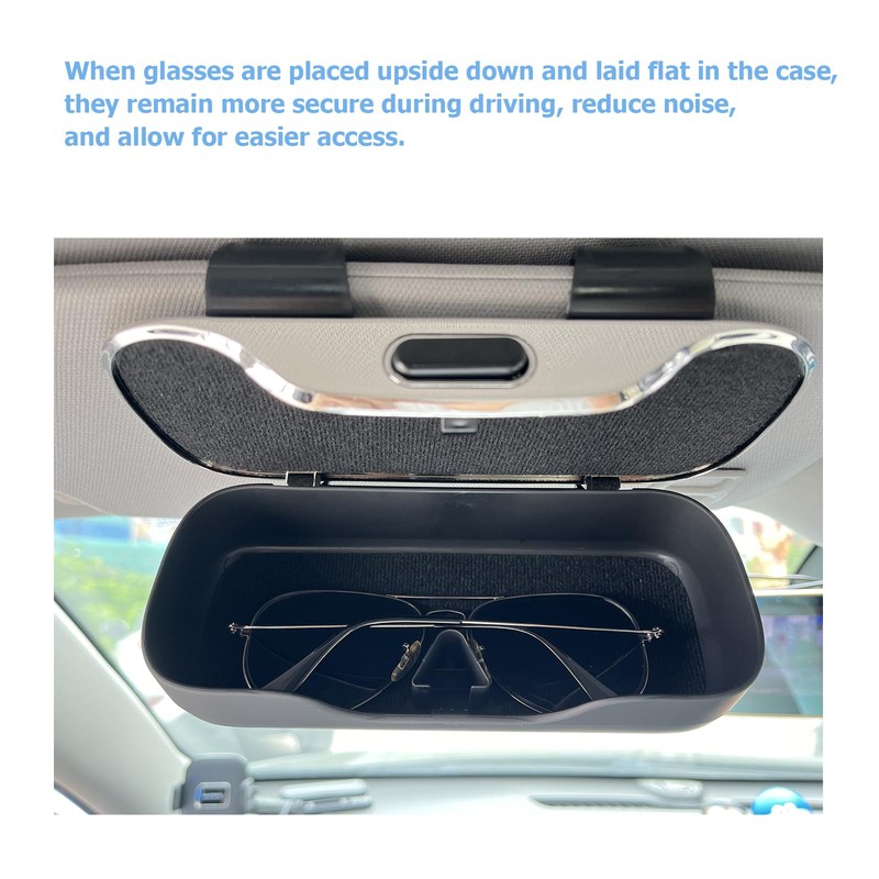 GDQ Sunglasses Holder for Car Visor Glasses Case|Car Sunglass Holder|Eyeglass
