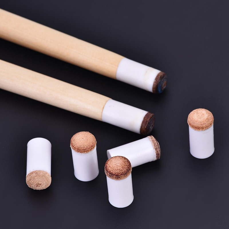 Hominas Billiard Cue Tips, Pack of 10 11/13mm Billiard Cue