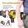 Tape Measure Holster with 4 Drill Bit Hooks, Tape Measure