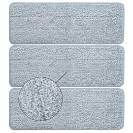 BOOMJOY Mop Pads, Microfiber Cleaning Pads for BOOMJOY Squeeze Flat Mop, Set of 3