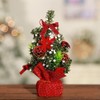 ZONADAH Tabletop Christmas Tree 21cm Mini Table Top Christmas Small