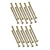 Universal Hardware 20 Pack M4 Door Handle Screws Brass with