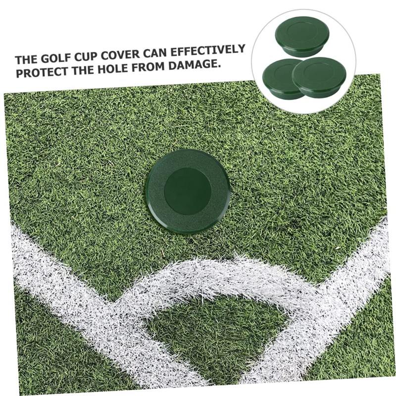 VICASKY 3pcs Golf Putting Cup Covers Durable Plastic Training Aids