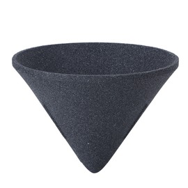Cone Shape Non Porous Coffee Strainer Alumina Ore Tea Filter Coffee Filter Accessories