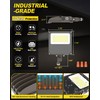 YARBO LED Flood Light with Timer Dimming, 80W/60W/40W Switchable, 3000K/4000K/5000K