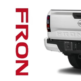 Car Tailgate Letters Reflective Sticker Decal compatable for Frontier 2022 2023 Models Tailgate (Reflective red)