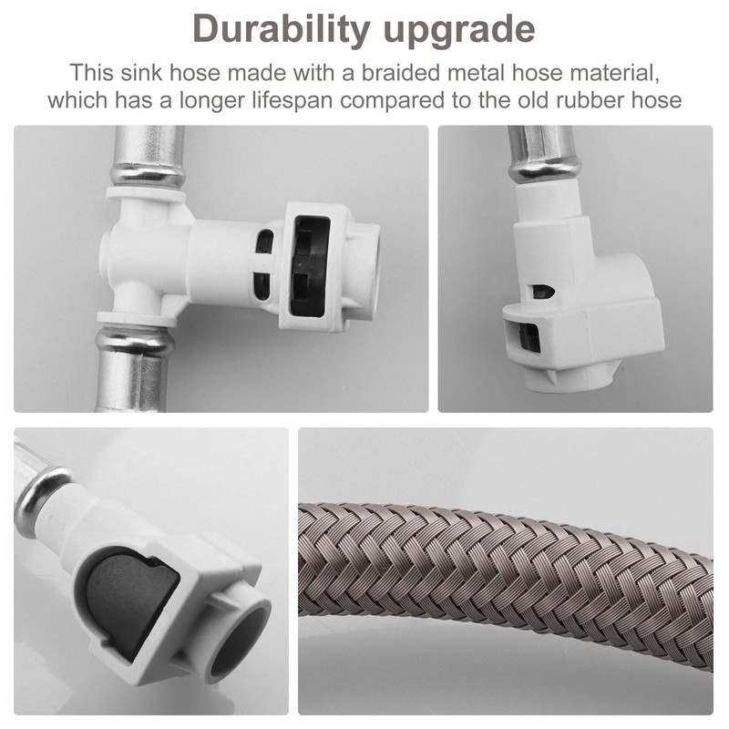 Hugexpen Bathroom Hose Kit Fits for Moen 114299 113016 Hose