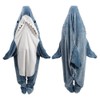 inkArts Shark Blanket Hoodie Kid, Wearable Shark Blanket, Shark Sleeping