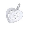 SILVEGO Women's Pendant 925 Sterling Silver Zodiac Sign Sagittarius Heart