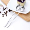 Long Handle Ice Tea Spoon, Stainless Steel Round Head Ergonomic
