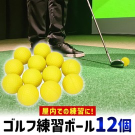 manekinext Impact Golf Balls, For Indoor Exercise, Weight, Short Game, Stand Out, Beginners, Large Capacity, Set of 12 Balls