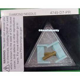 Pfanstiehl NEW PAIR OF NSM WURLITZER JUKEBOX NEEDLE STYLI for NSM with Shure M17 4749-D7/PR