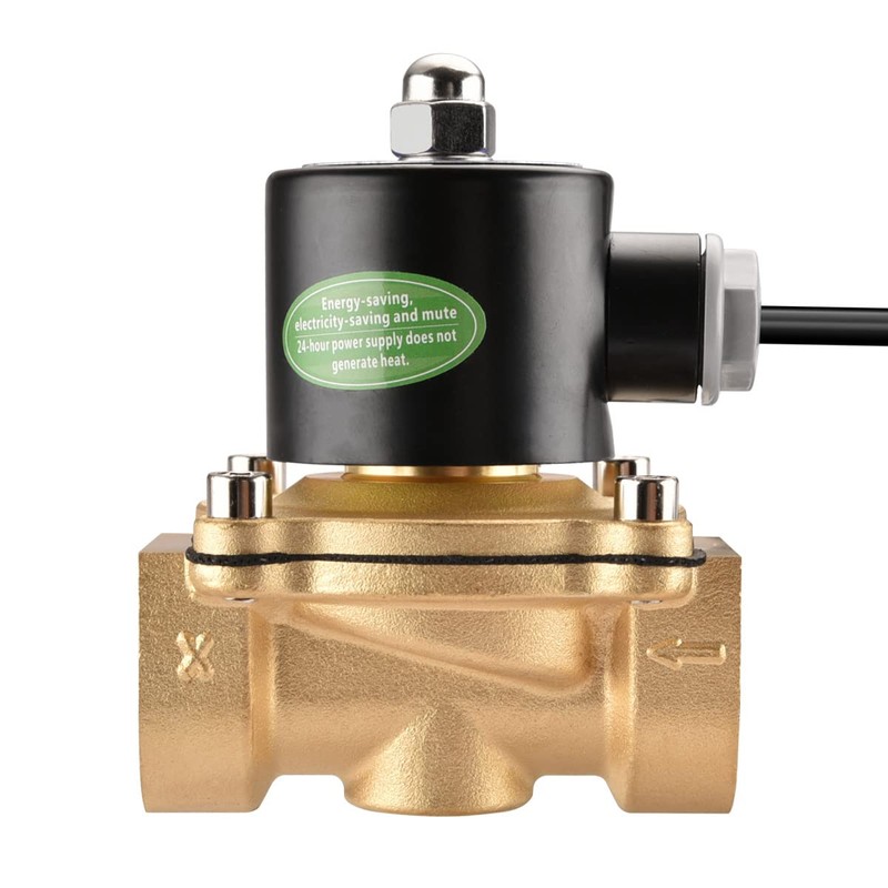Heschen Brass Solenoid Valve 2W-250-25 Direct Acting 220 VAC PT1