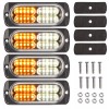 Unbranded 4X 20LED Strobe Marker Flashing Light Recovery Bar Beacon