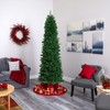 Nearly Natural 6.5ft. Slim Green Mountain Pine Artificial Christmas Tree