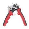Leather Hole Punch 6 Holes 360 Degree Rotating Adjustable Margin