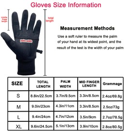 lifwimner Cycling Gloves Men's Warm Winter Gloves Men Women Thermal Touchscreen Gloves Windproof Gloves Women for Running, Cycling, Climbing (M)