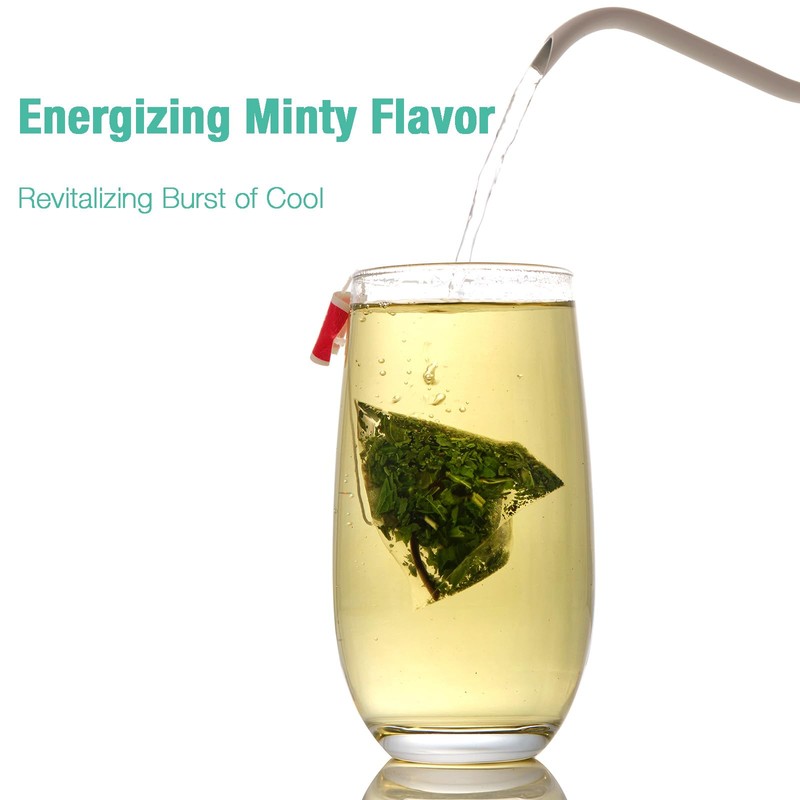 50 Peppermint Tea Bags, Herbal Mint Tea Bags, Traditional Dried