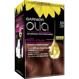 GARNIER Colouration Olia n° 5.5 châtain clair acajou