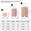 (14+20+24)Inch Carry on Luggage Carry-on with Cup Holder & USB