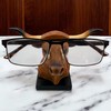 Top Brass Longhorn Bull Eyeglasses Holder – Western Cowboy Glasses
