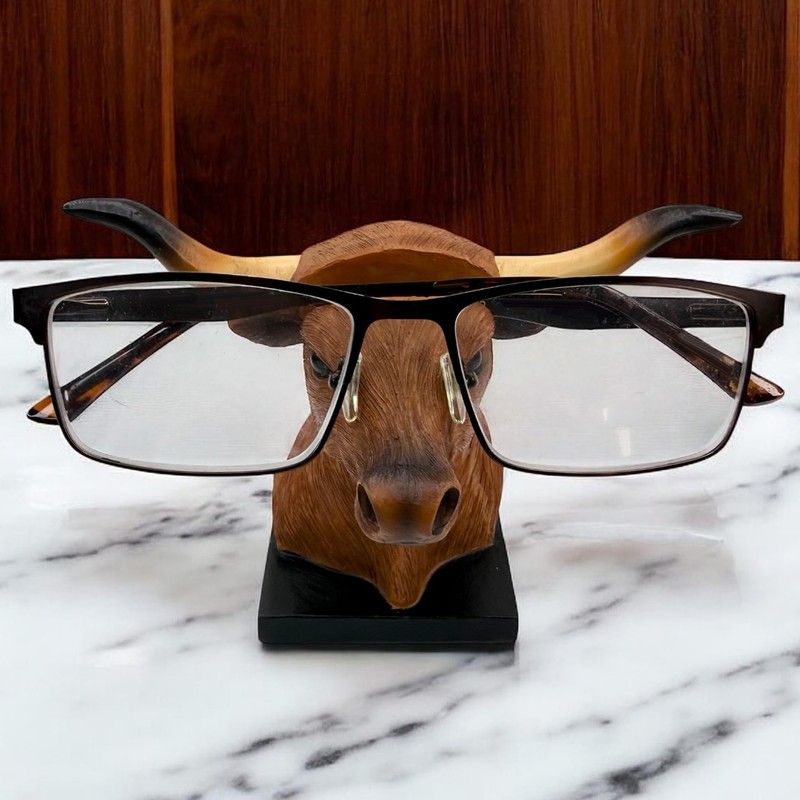 Top Brass Longhorn Bull Eyeglasses Holder – Western Cowboy Glasses