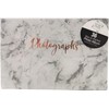Marble Design Photo Album - Holds 36 Photos - Size: