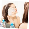FOMIYES 5pcs Bamboo Fiber Face Cleaning Towels Reusable Absorbent Washcloths