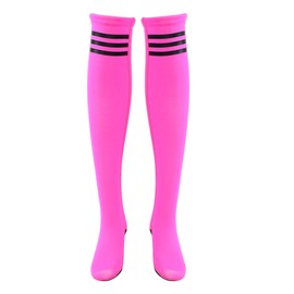 HISEA Neoprene Woman Girl Protection Long Stocking Thigh High Socks Diving Stockings Rose Red S