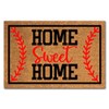 Funny Coir Doormat Home Sweet Home Baseball Front Door Mat