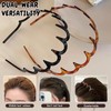 2025 New Reversible Korean Headbands with Teeth, 2PCS High Cranium