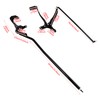 HDBUBALUS Motorcycle Forward Controls Pegs Levers Linkages Kit Set Fit