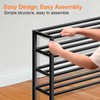 KEETDY 5-Tier Heavy Duty Shoe Rack for Garage Entryway, Stackable