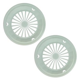 Cooking Concepts Bright Colored Plastic Paper Plate Holders for 9 Inch Paper Plates, 8 Piece Set (Mint)