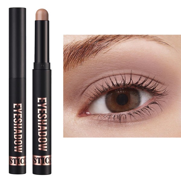 Melsintern Taupe Eyeshadow Stick Makeup, Matte Cream Eye Shadow Pencil,