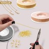 363 Pcs Jewelry Making Chains, Thin Chains for Jewelry Making,