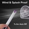4 Pack Electric Candle Lighter USB Rechargeable Lighters Windproof Plasma
