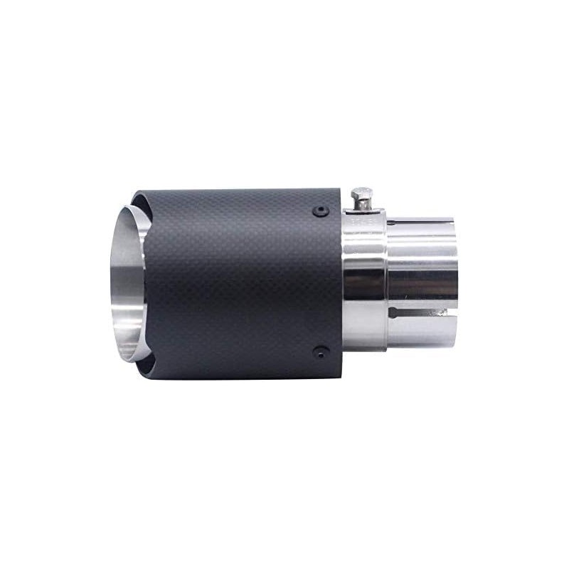 SHLPDFM Universal Exhaust Pipe Silencer Stainless Steel Tailpipe Exhaust Trim