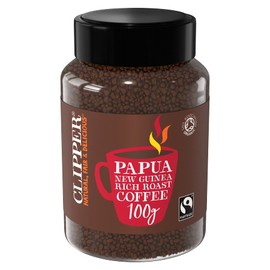 Clipper Organic Papua New Guinea Rich Roast Single Origin Arabica Coffee 100 g (Pack of 2, Total)