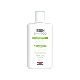 ISDIN Nutradeica Shampoo Anticaspa grasa, Reduce la Descamación, el Picor y el Exceso de Sebo. Reduce Caspa Grasa 200ml
