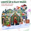 WUJUN Musical Christmas Card, 3D Christmas Pop Up Cards with