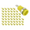 50Pcs Banana Socket 4mm High Current Discharge Long Service Life