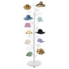 Unbranded Rolling 35-Hanger Metal Hat Rack Hat Display Stand Shop