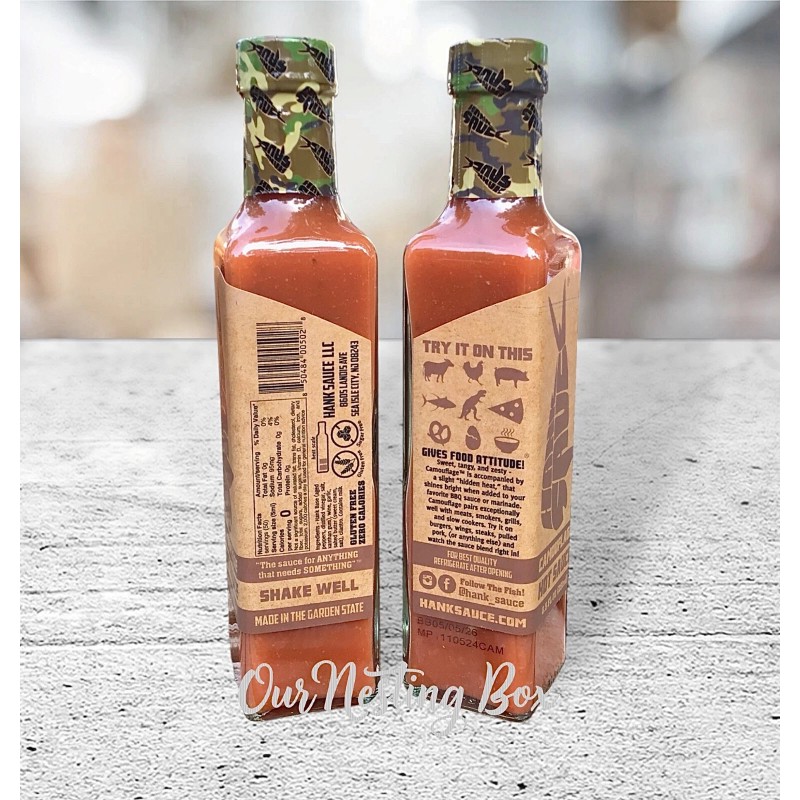 Hank Camouflage Hot Sauce 8.5oz Each