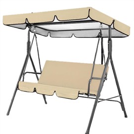 210D Ruffles Top Rain Cover Waterproof Hammock Sun Shade Cover Outdoor Swing Top Cover