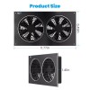 AITECAC S12, Cooling Fan System 12" Thermostat Control, Home Theater